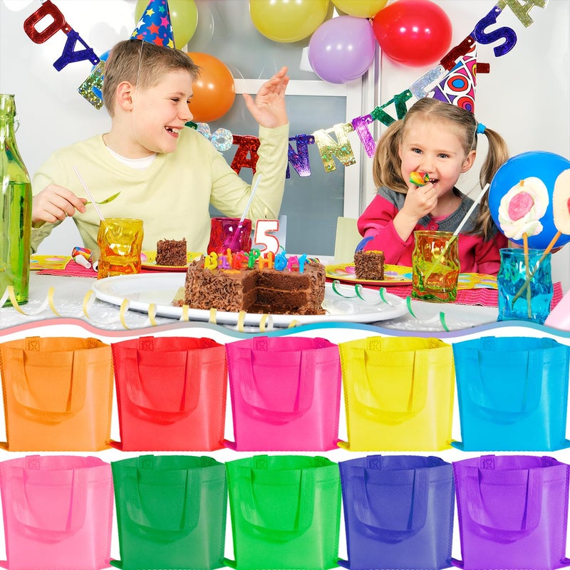 SPERPAND 30Pcs Small Gift Bags with Handles  Holiday Gift Bags Treat Tote Party Favor Bags Goodie Bags for Kids Birthday  Baby Shower  Christmas Gift Bags - Image 3